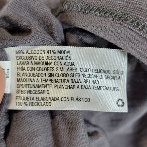 Knox Rose Women's Gray V-Neck Half Button Up Blouse, Size XS, NWT - Picture 7 of 7